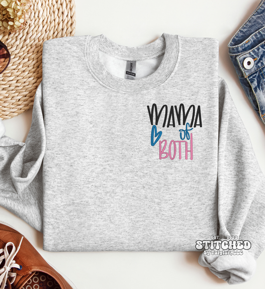 Mama of Both (Side Chest) - EMBROIDERED