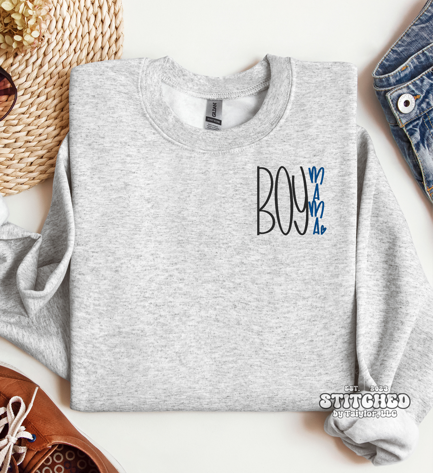 B0Y Mama (Side Chest) - EMBROIDERED