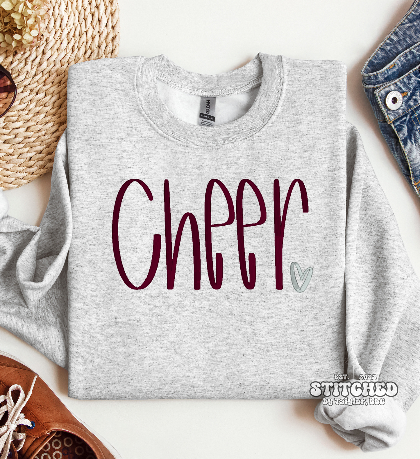 Cheer heart - EMBROIDERED