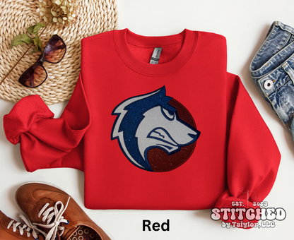 CSU-Pueblo Glitter Logo - Embroidered