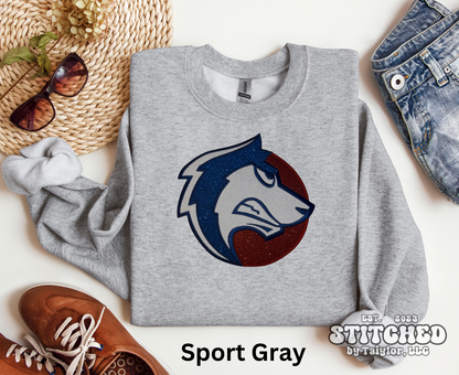 CSU-Pueblo Glitter Logo - Embroidered