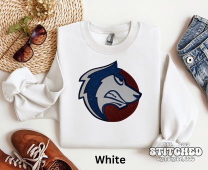 CSU-Pueblo Glitter Logo - Embroidered