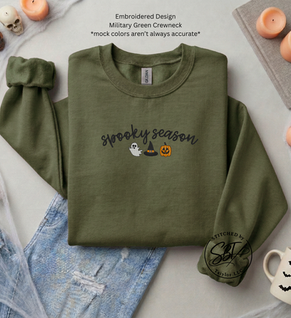 Spooky Season | Ghost, Witch, Pumpkin | Embroidered