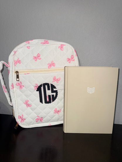 MONOGRAM BIBLE COVER - Embroidered