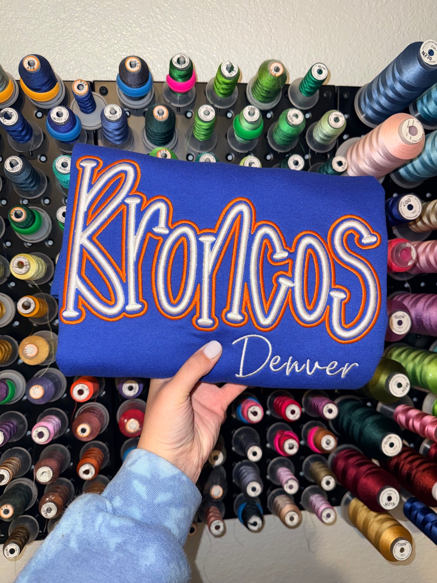 BRONCOS PUFF - Embroidered