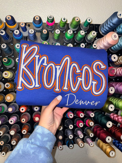 BRONCOS PUFF - Embroidered