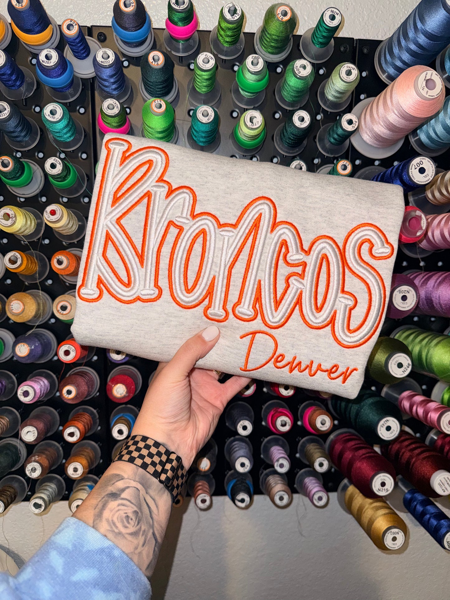 BRONCOS PUFF - Embroidered