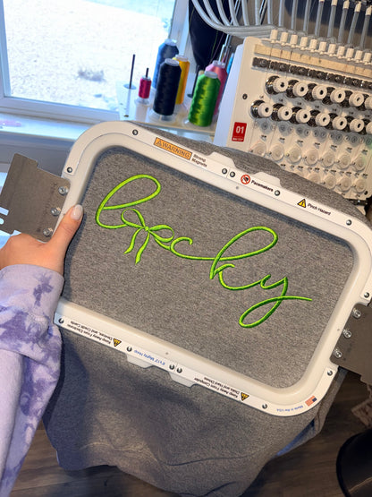 Lucky bow - EMBROIDERED