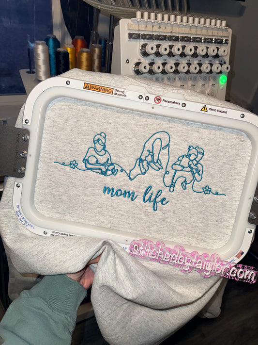 LARGE - Mom Life Crewneck