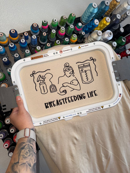 Breastfeeding Life Icons - Embroidered