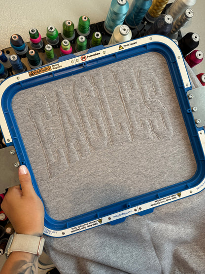 Single Tone EAGLES Crewneck - Embroidered