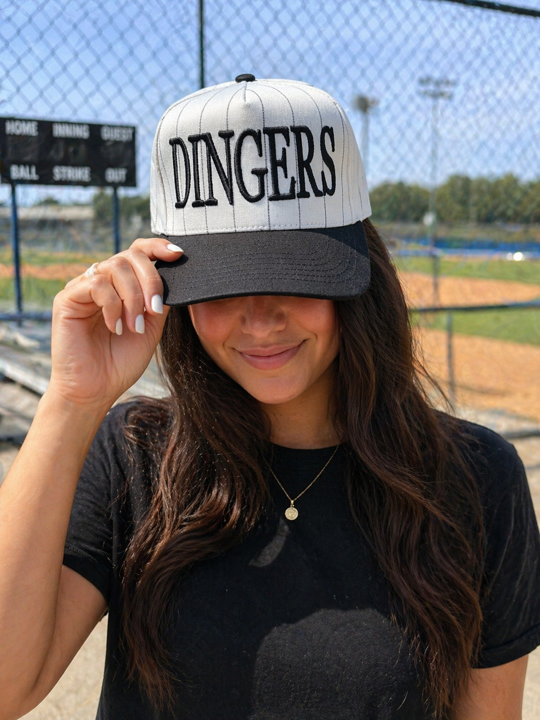 Puff Pinstripe Hat | DINGERS