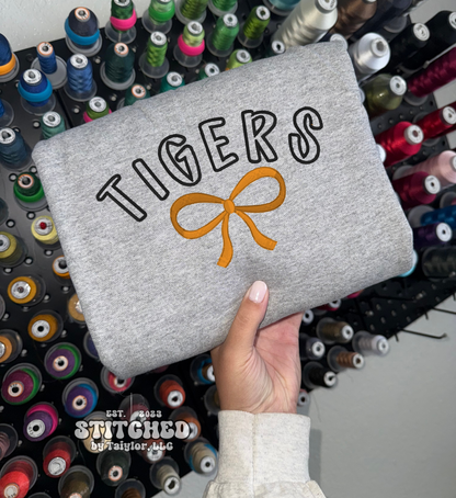 Tigers Bow - Embroidered