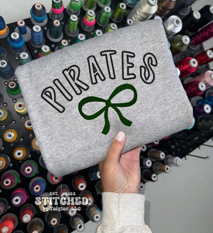 Pirates Bow - Embroidered