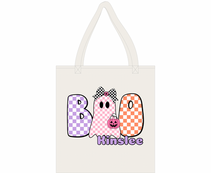 Halloween Trick-Or-Treat Bag (white)