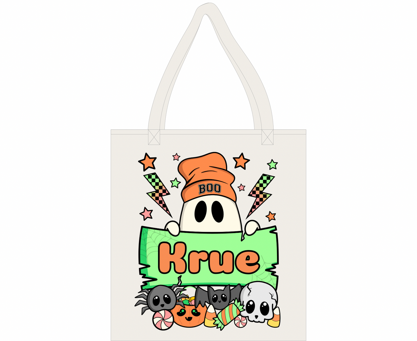 Halloween Trick-Or-Treat Bag 2 (white)