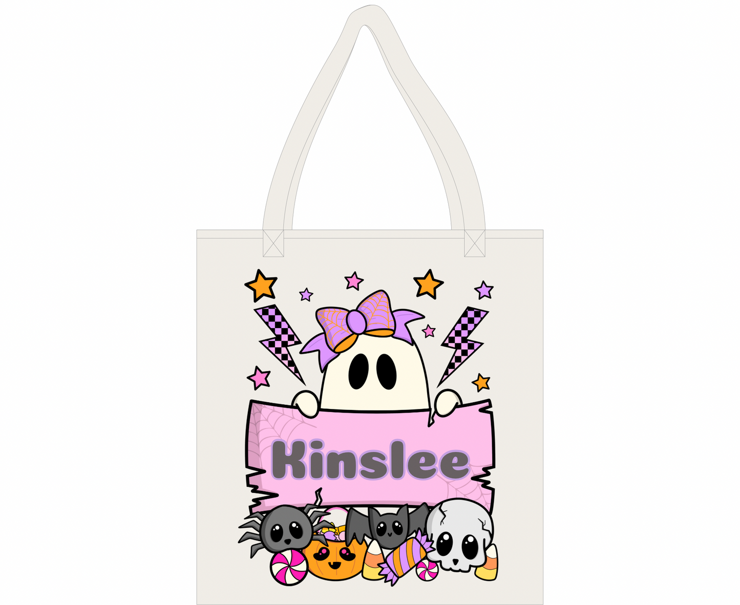 Halloween Trick-Or-Treat Bag 2 (white)