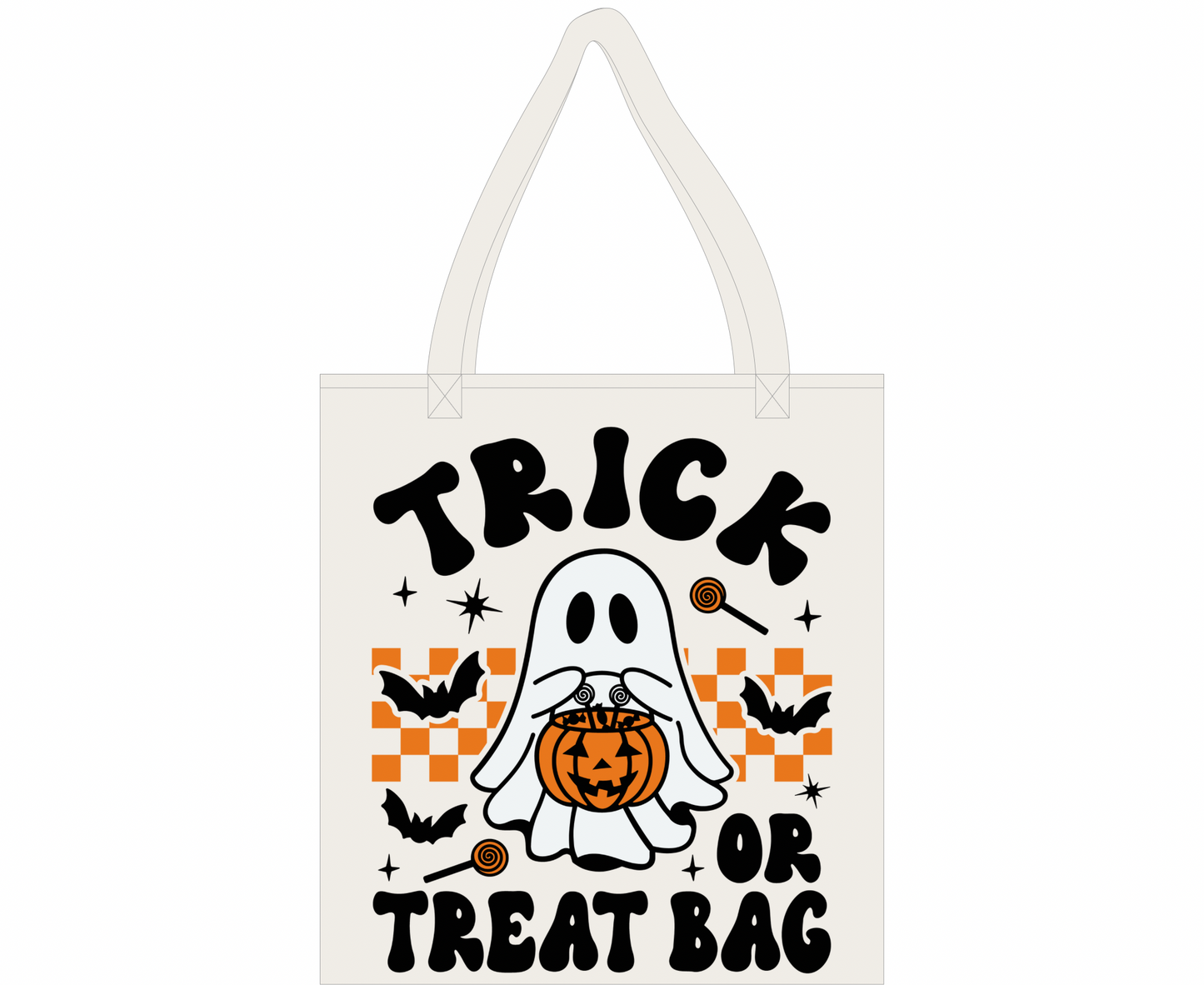 Halloween Trick-Or-Treat Bag 3 (white)