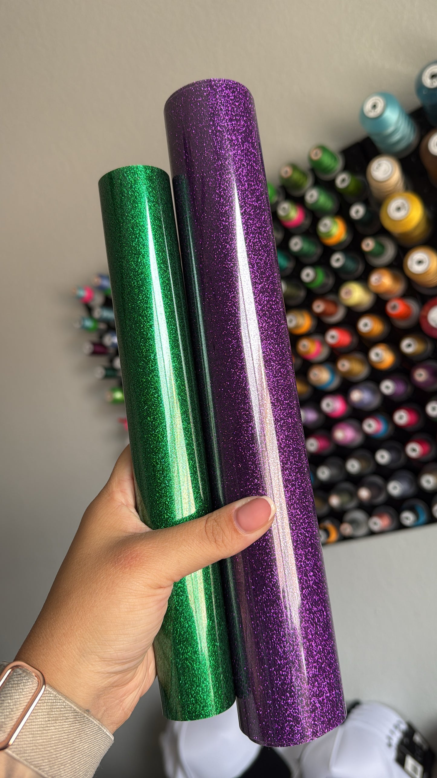 SPOOKY VIBES Glitter - Embroidered