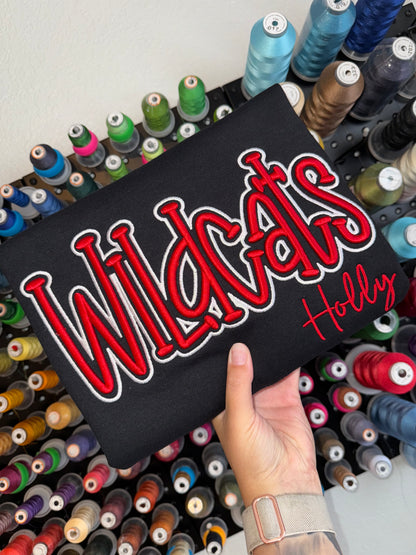 WILDCATS PUFF - Embroidered