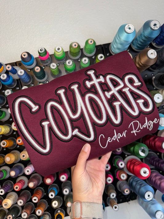 COYOTES PUFF - Embroidered