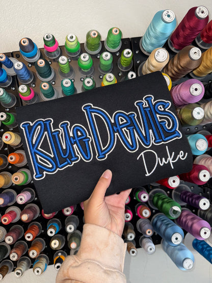 BLUE DEVILS PUFF - Embroidered