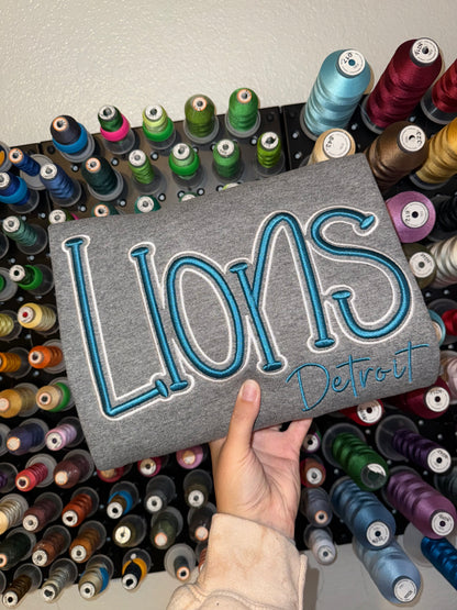 LIONS PUFF - Embroidered