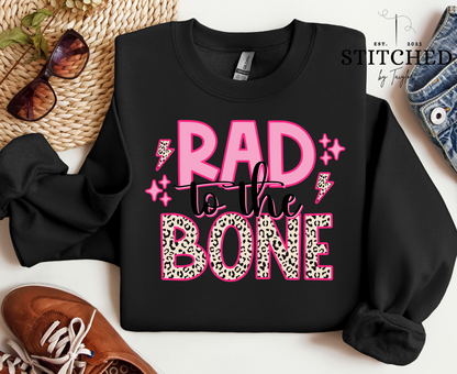 Rad to the Bone - pink cheetah (printed)