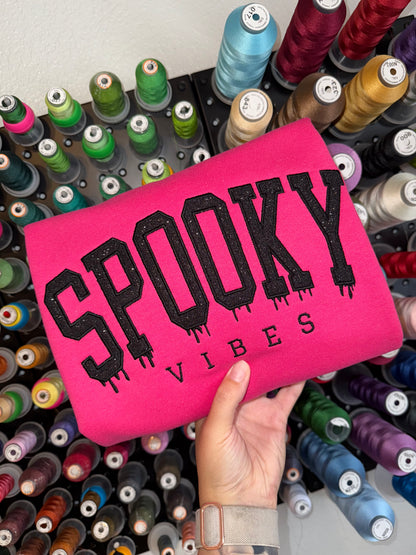 SPOOKY VIBES Glitter - Embroidered