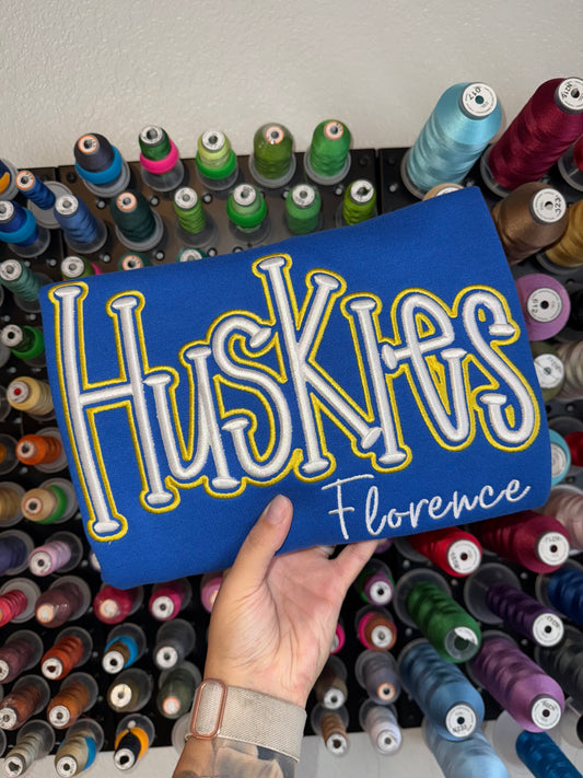 HUSKIES PUFF - Embroidered