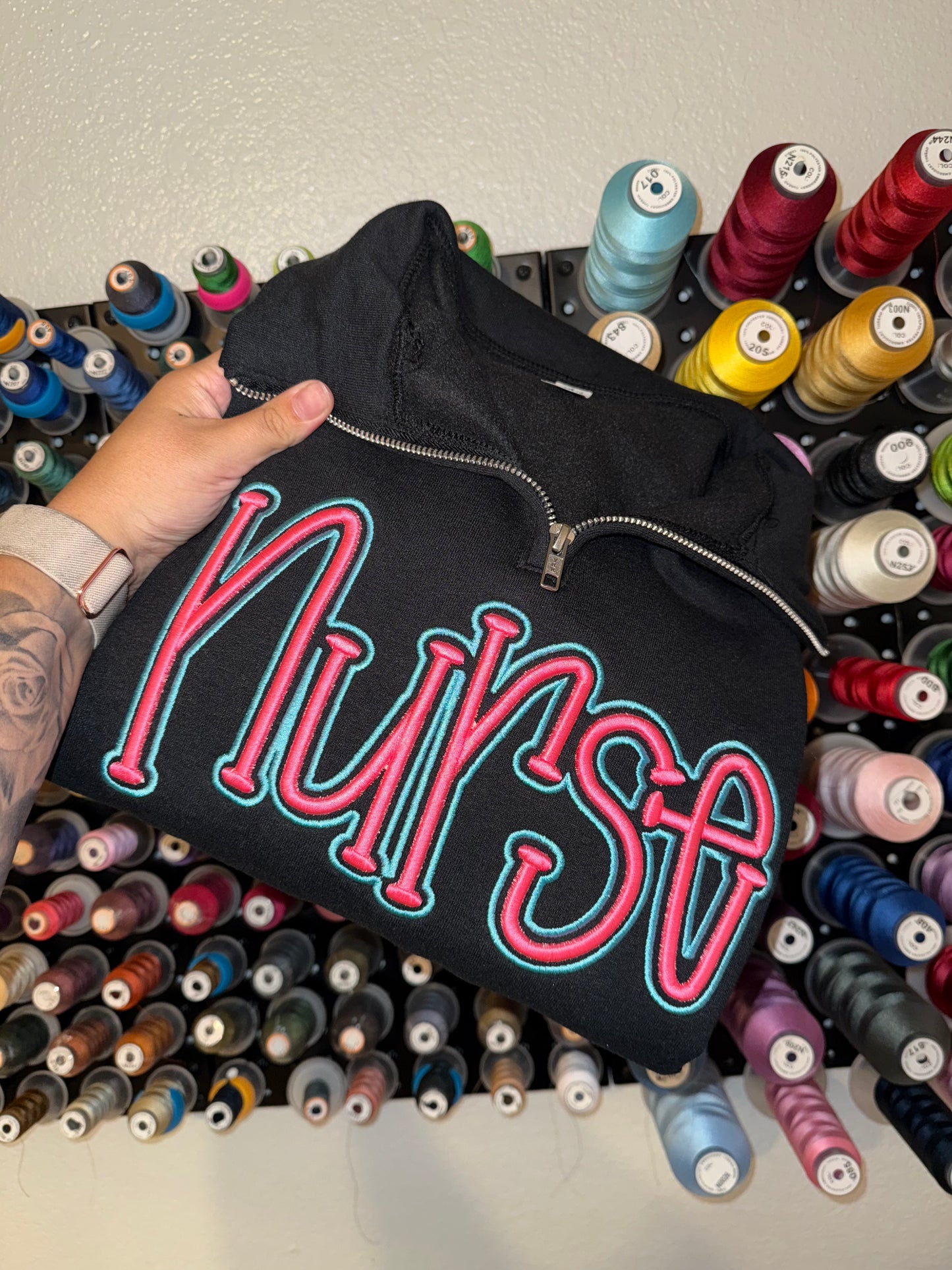 NURSE PUFF - Embroidered