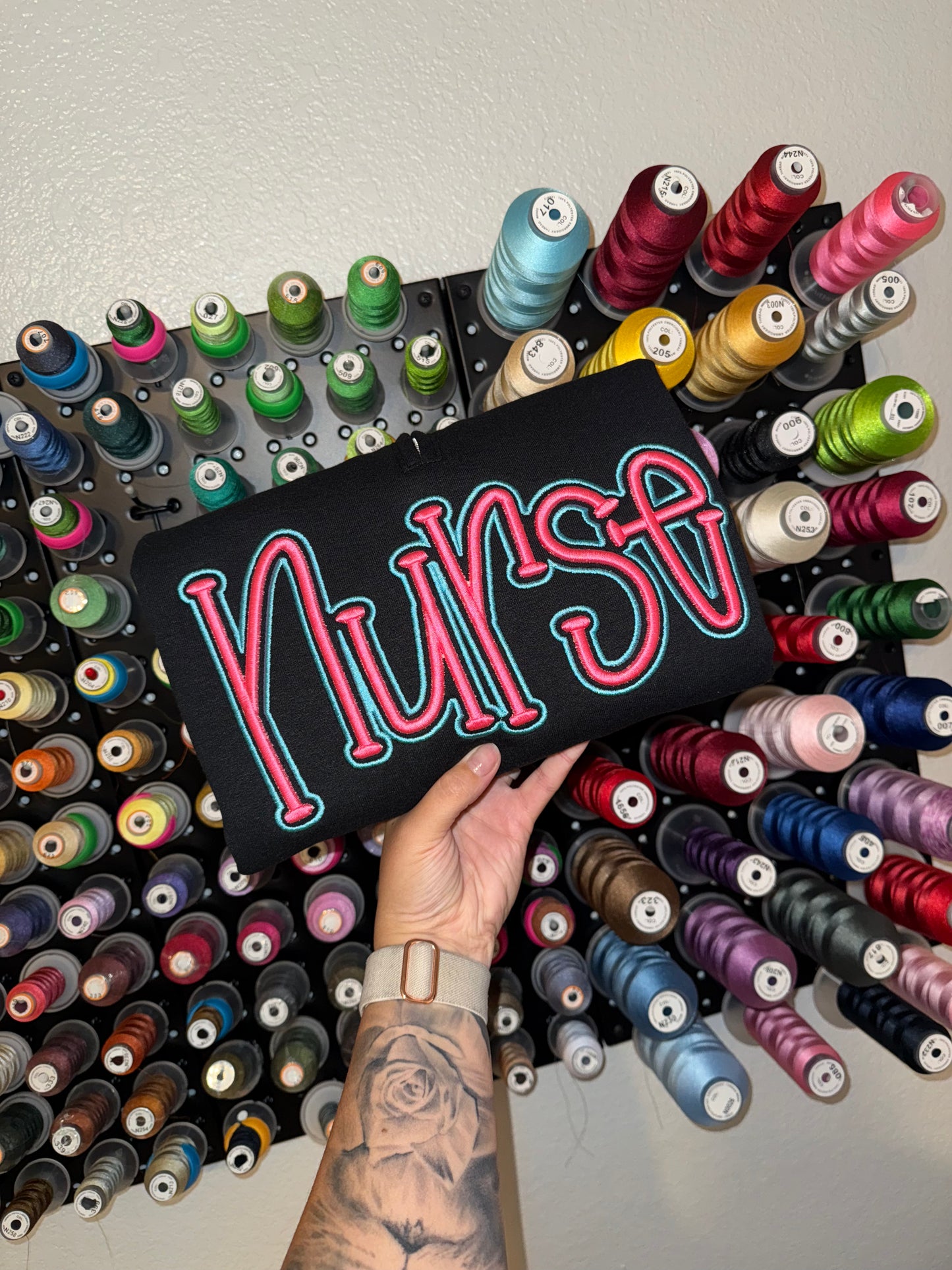 NURSE PUFF - Embroidered