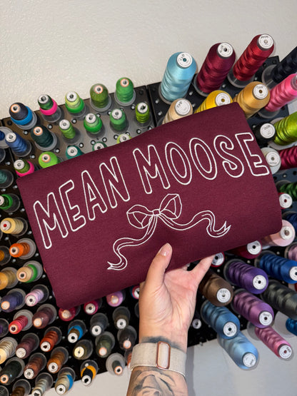 CUSTOM Word With Bow - Embroidered