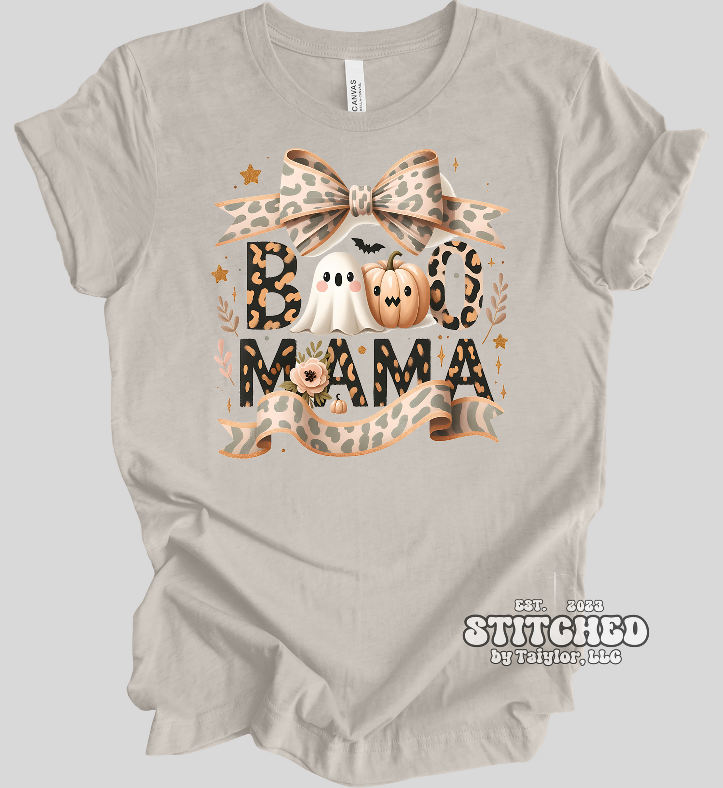 Boo Mama Bow (printed)