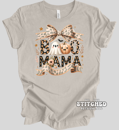 Boo Mama Bow (printed)