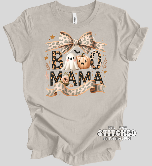 Boo Mama Bow (printed)