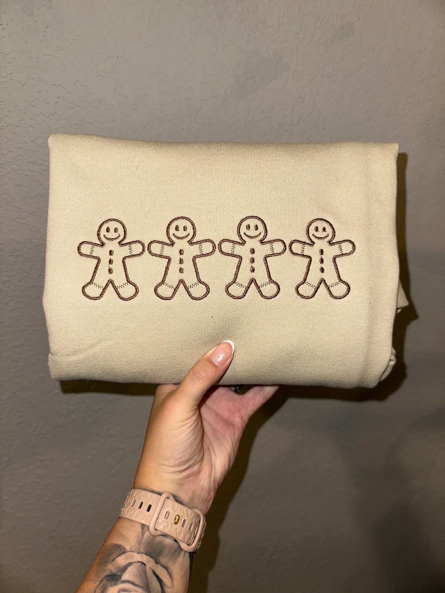 Gingerbread Men - EMBROIDERED
