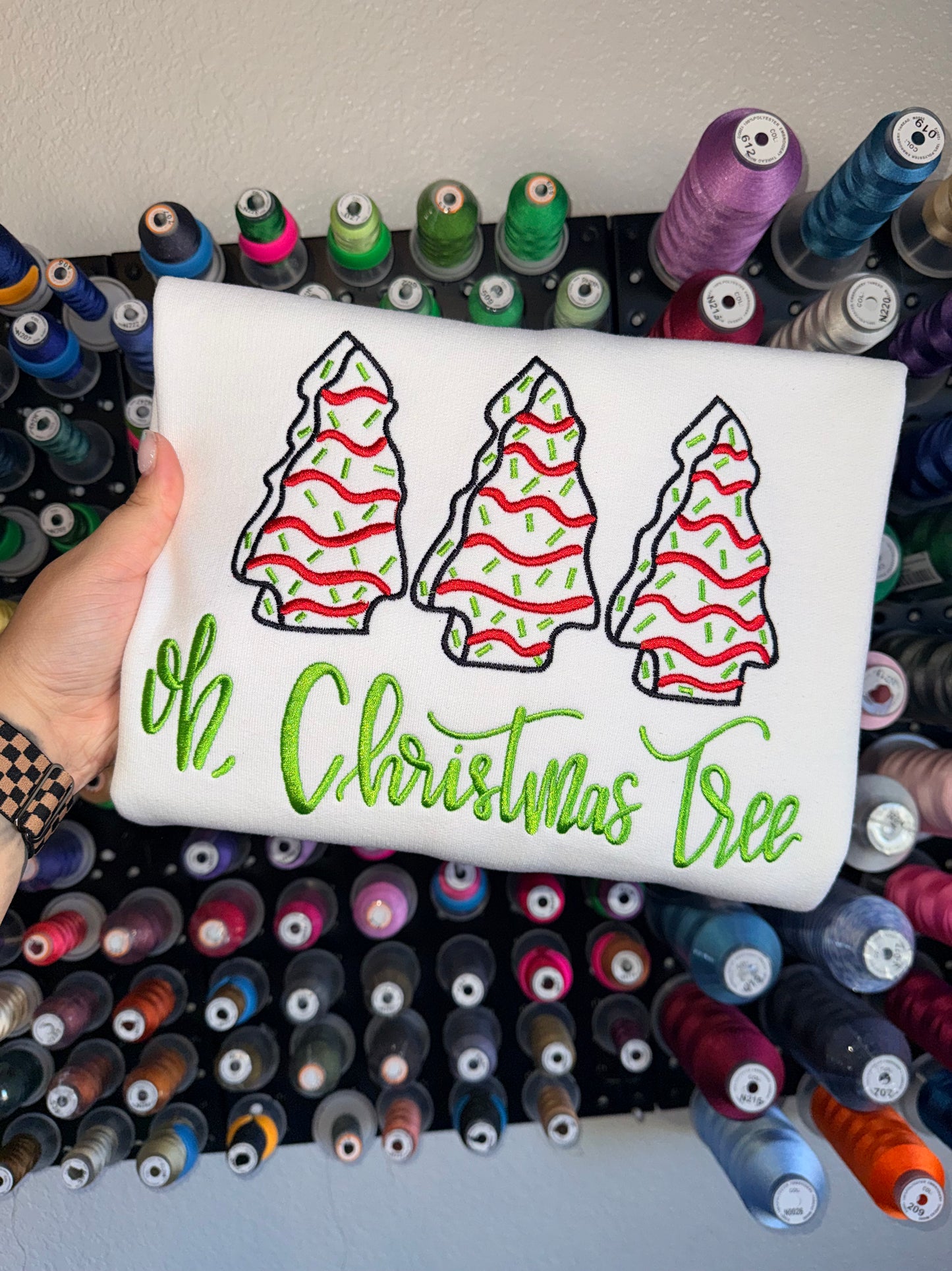 Oh Christmas Tree - Embroidered
