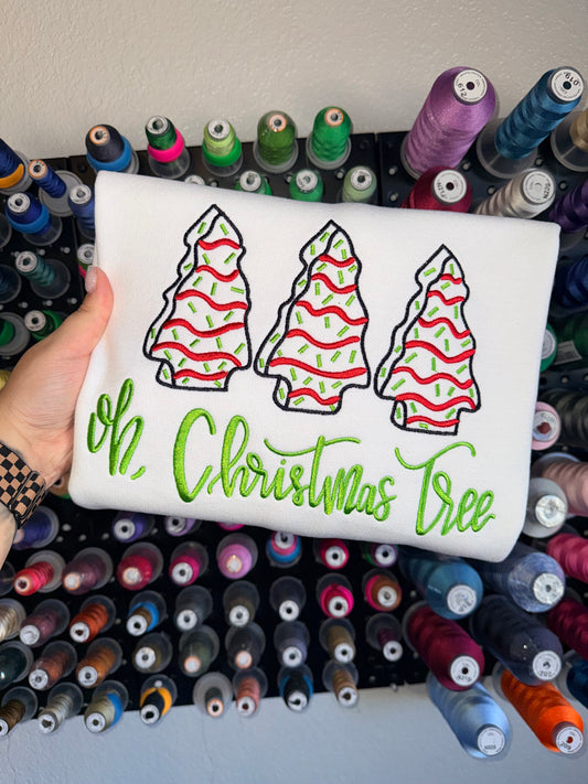 Oh Christmas Tree - Embroidered