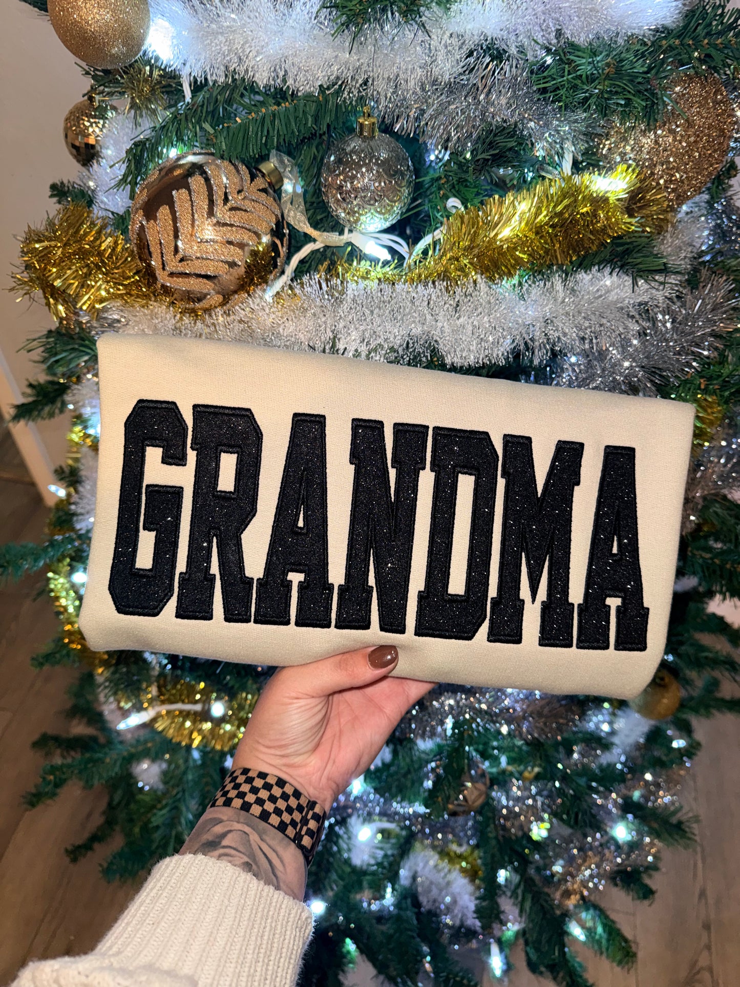 CUSTOM Name Glitter Design (Embroidered)