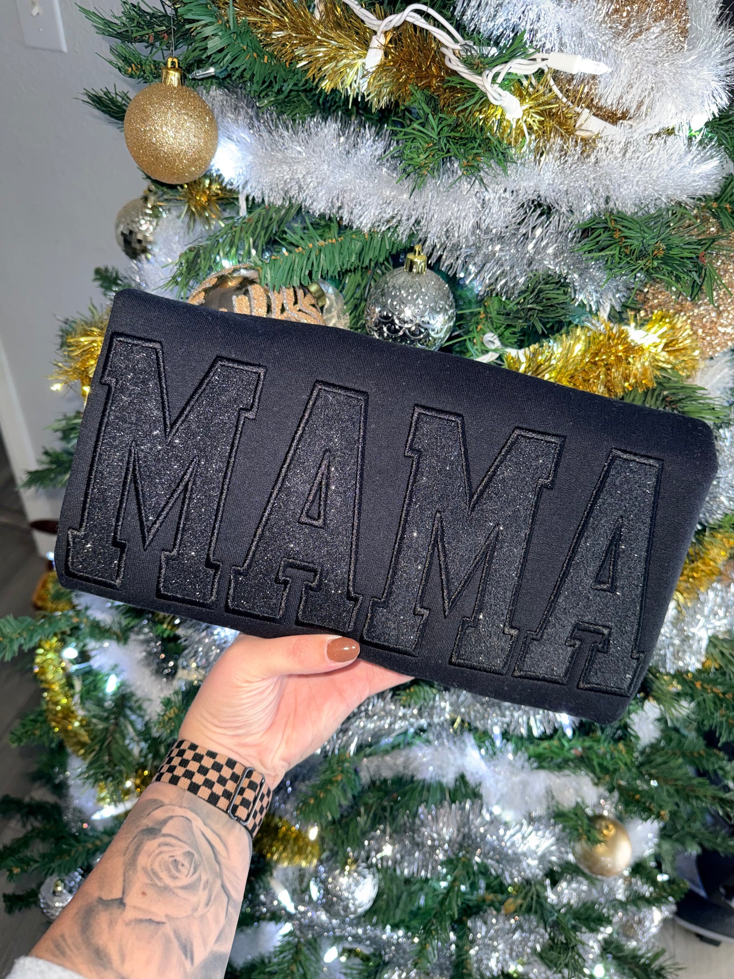 CUSTOM Name Glitter Design (Embroidered)