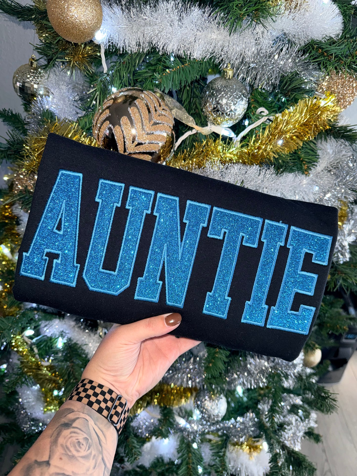 CUSTOM Name Glitter Design (Embroidered)