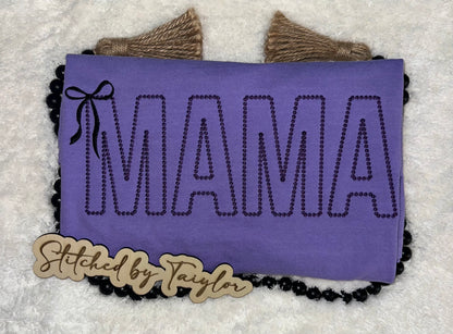 dotted mama - EMBROIDERED