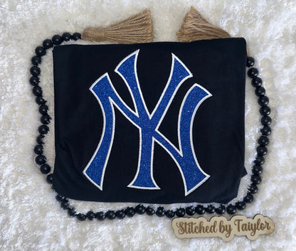 NY Glitter - Embroidered