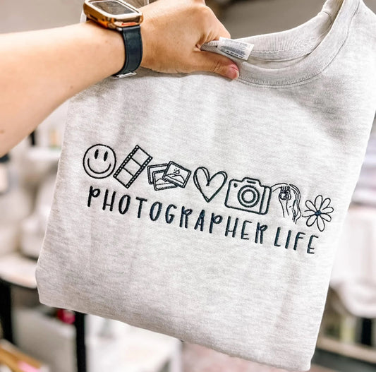 Photographer Life Icons - Embroidered