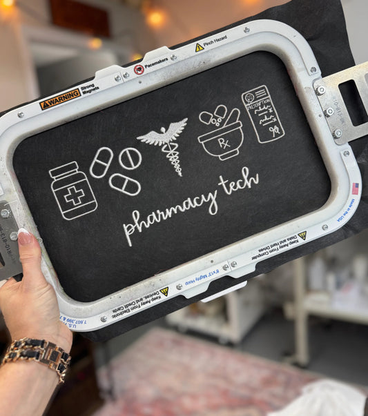 Pharmacy Tech Icons - Embroidered