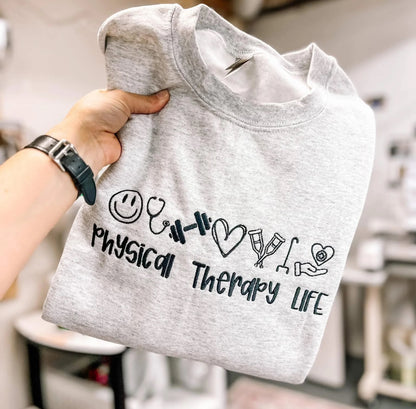 Physical Therapy Life Icons - Embroidered
