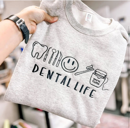 Dental Life Icons - Embroidered