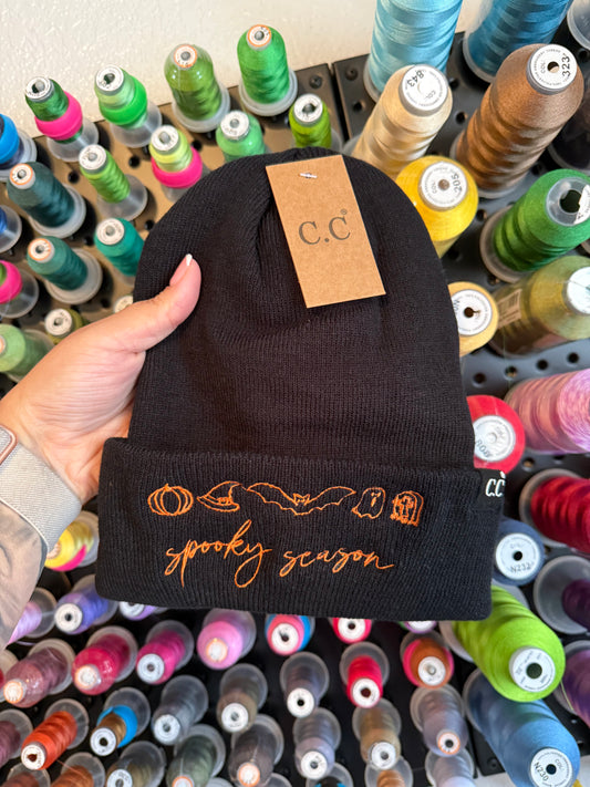 Black Beanie - Spooky Season