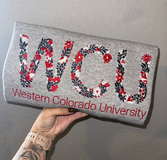 CUSTOM Floral Letters (Embroidered)